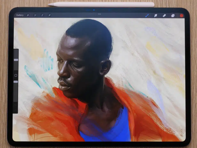 Tác phẩm minh họa màu sắc trên iPad bằng Procreate 5.4