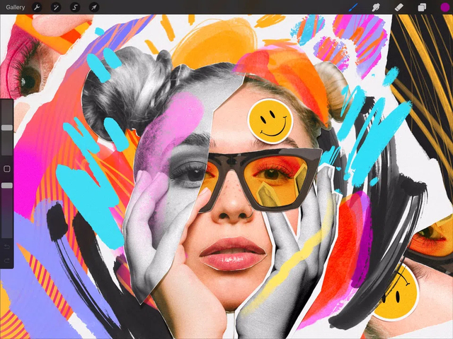Bảng Colors được thiết kế lại trong Procreate 5.4